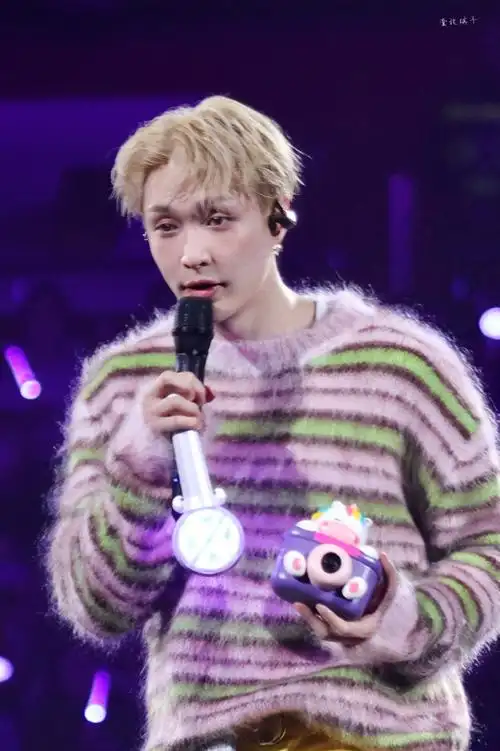 嘟嘴好可爱的宝宝好想rua20231202 重庆talking#张艺兴重庆演唱会