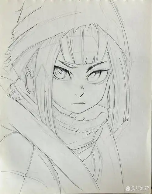 动漫人物简笔画教程