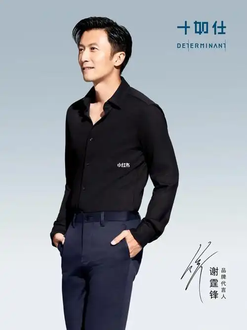 谢霆锋十如仕品牌代言人同款|商务针织衬衫