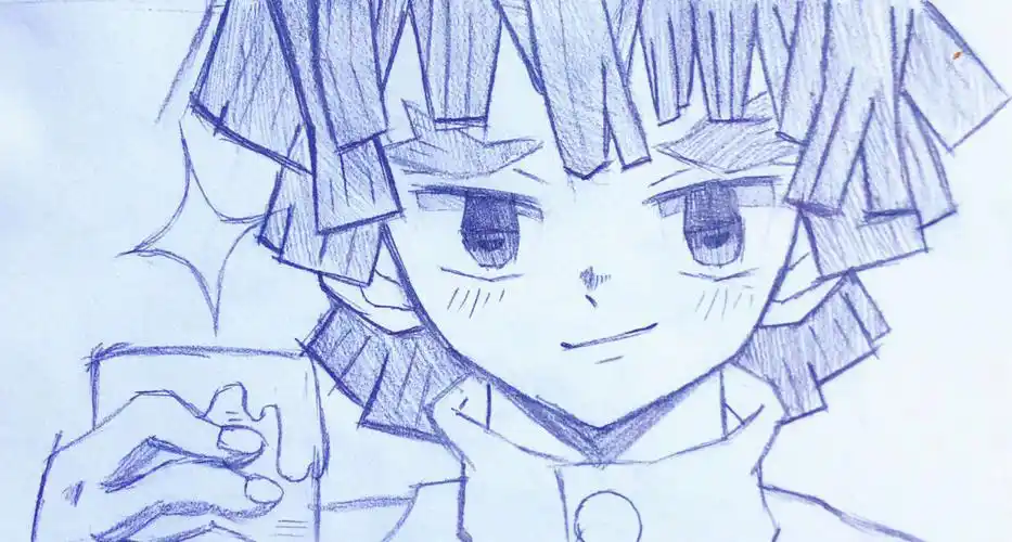 我是新手#鬼滅の刃  #动漫  #人物画  #铅笔手绘