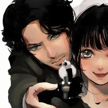 霸气黑暗动漫情侣头像