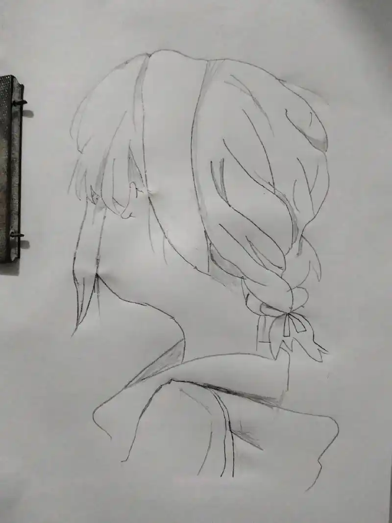 自学画画 #漫画女孩  - 抖音