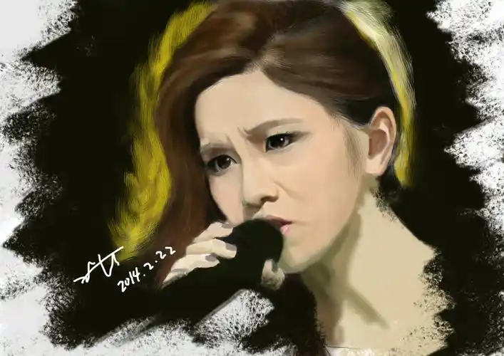 人像手绘-邓紫棋|插画|其他插画|lyony - 原创作品 - 站酷 (zcool)