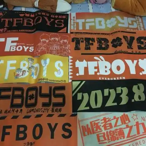 tfboys团站手幅