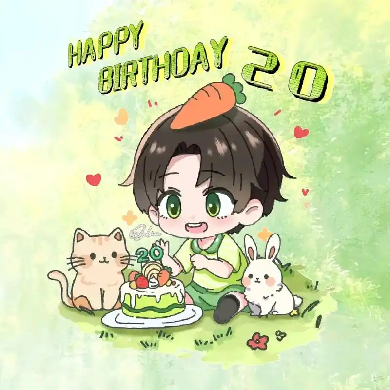 贺峻霖生日应援企划7 | 20岁生日手绘!在这个浪漫的时刻
