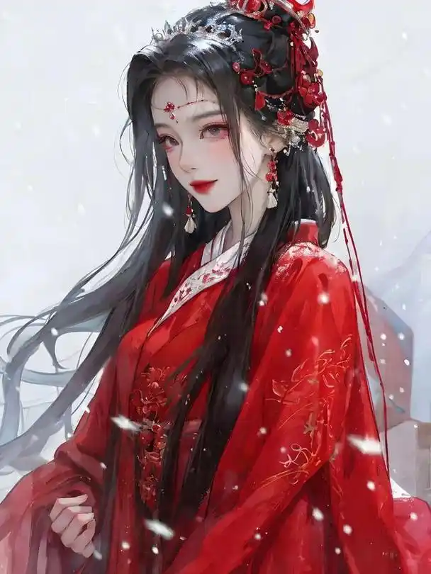 古风红色系列头像|陌上香枕上伤