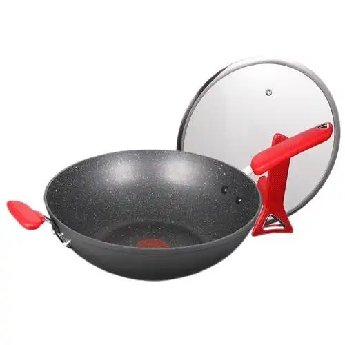 苏泊尔火红点无油烟炒锅61星星石系列pc32w8