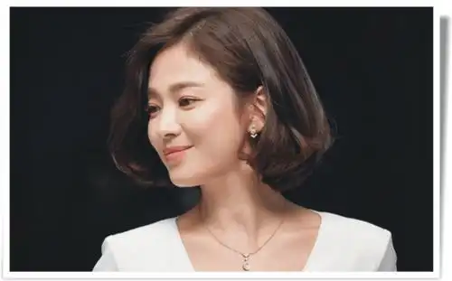 原创宋慧乔最新时尚大片经典波波头高贵典雅优雅气质仅限女神风范