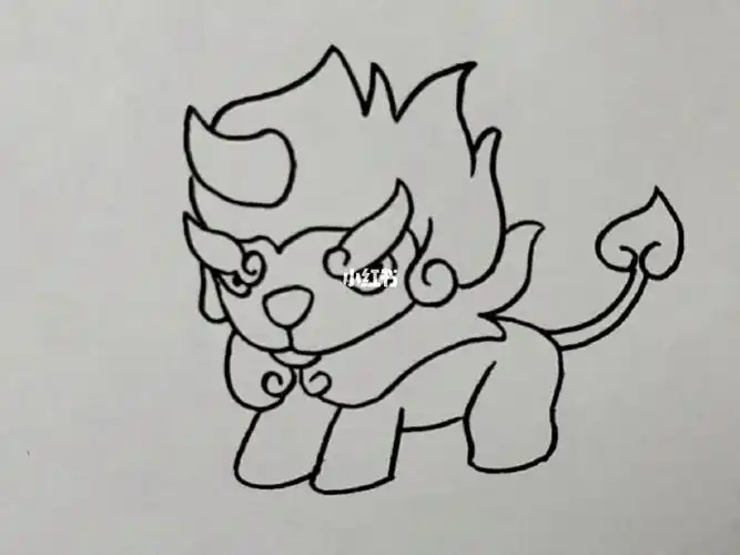 年兽简笔画有难度的 简笔画图片大全-蒲城教育文学网