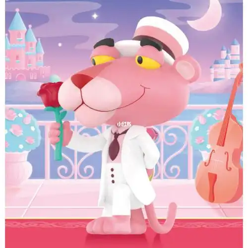 泡泡玛特粉红顽皮豹