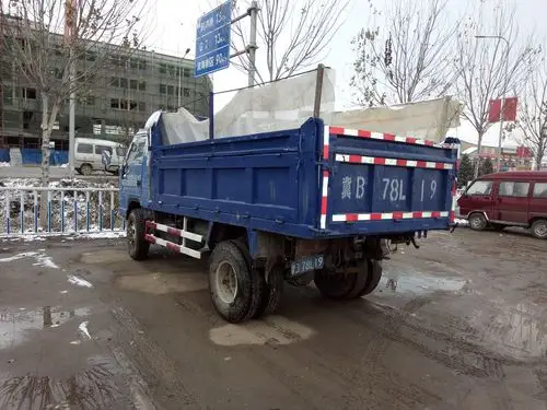 出售自卸车货车一辆福田时代金刚568蓝牌