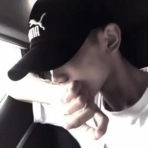 捂脸 情头 男头 女头唯美图片男生侧脸头像【点击鼠标右键下载】微信