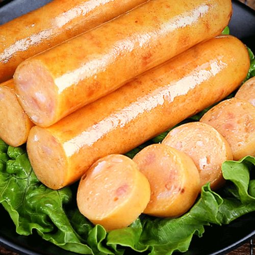 热狗好顺顺景脆骨烤肠肠烤香肠夏威夷500g冷冻香肠