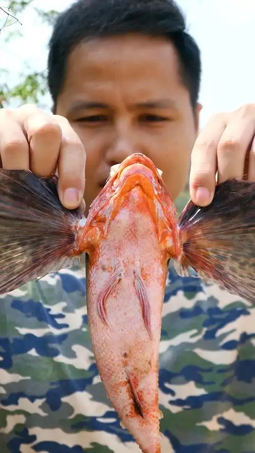 海鲜#长着一对翅膀的海鱼,烤熟后香味扑鼻,你要试试吗?-度小视