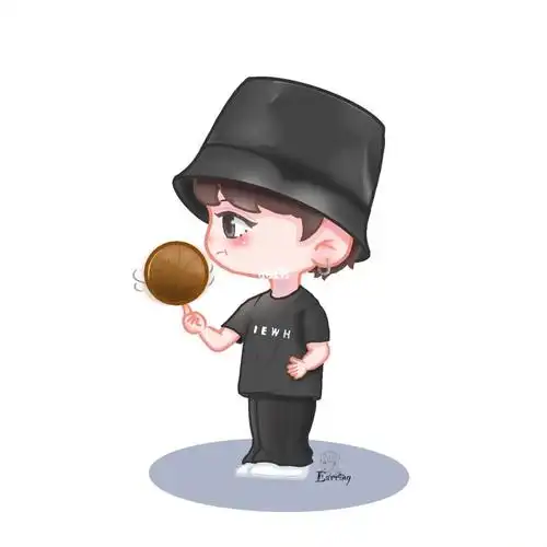 十月也要记得开心呀#林彦俊  #向全世界安利林彦俊  #q版人物