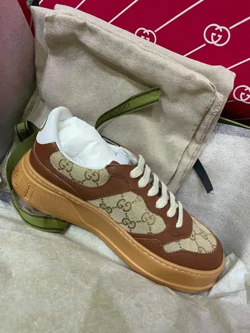 gucci古驰100周年纪念复古饼干鞋