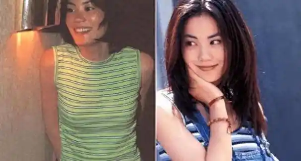 王菲早年泳衣广告,躺沙发上太撩人,身材有料不输柏芝_同时代_争议