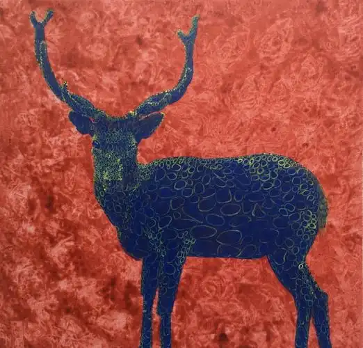 梅花鹿_牛龙凯_发现艺术品_大艺网