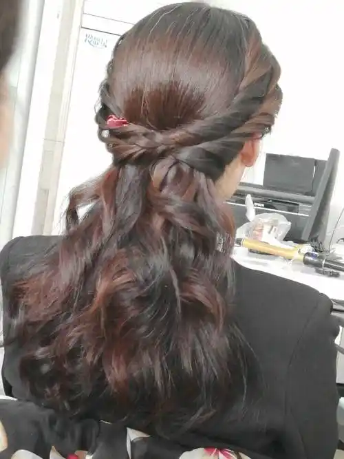 发型(礼服造型(白纱))