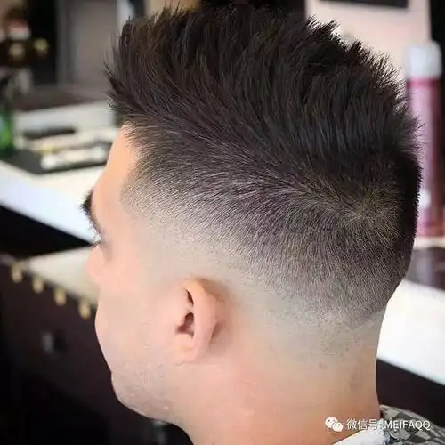 欧美最新侧推渐变男士发型