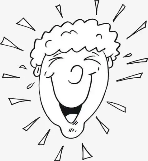 动漫表情开心简笔画