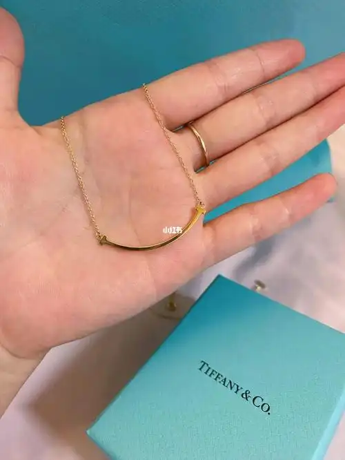 tiffany笑脸项链黄金小号