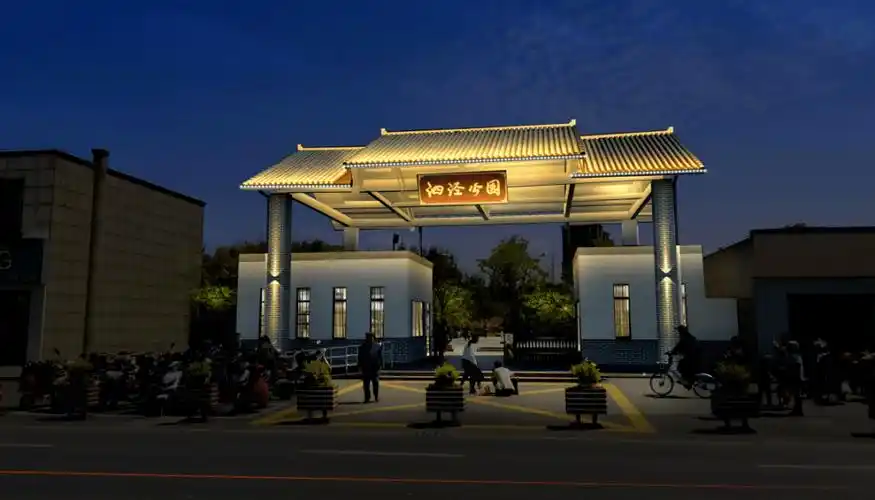 即将跨入明亮的夜:泗泾公园_景观