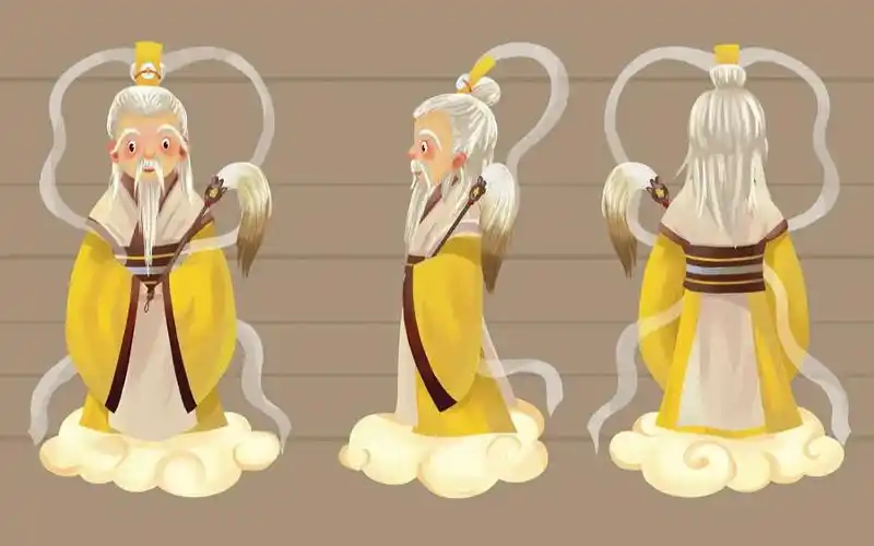 q版太上老君3dmax建模,零基础入门学角色必学案例!