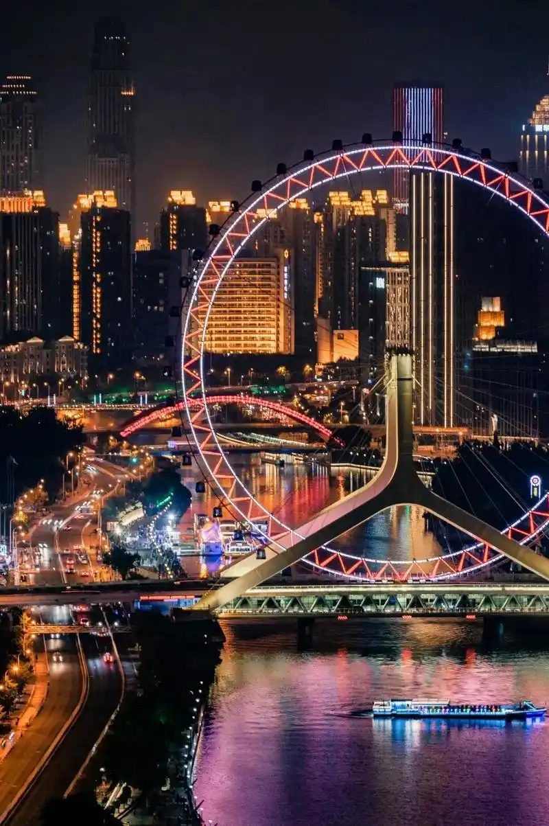 天津之眼真的太出片了! - 抖音