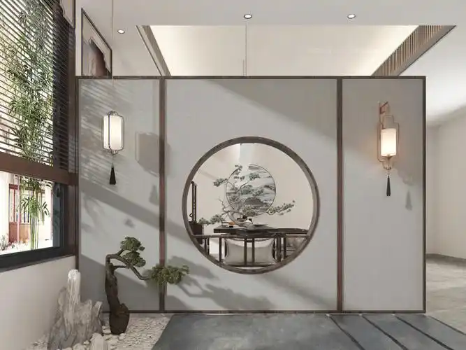 家装 工装都拿捏稳稳的#效果图  #装修  #工装  #茶室