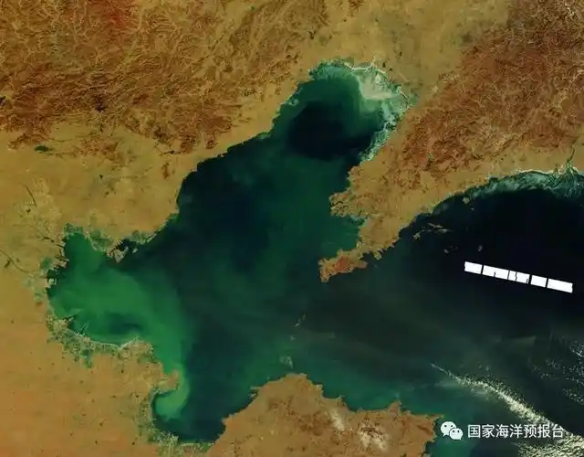 范围23海里,黄海北部11海里,莱州湾3海里,渤海湾河口浅滩处有少量浮冰