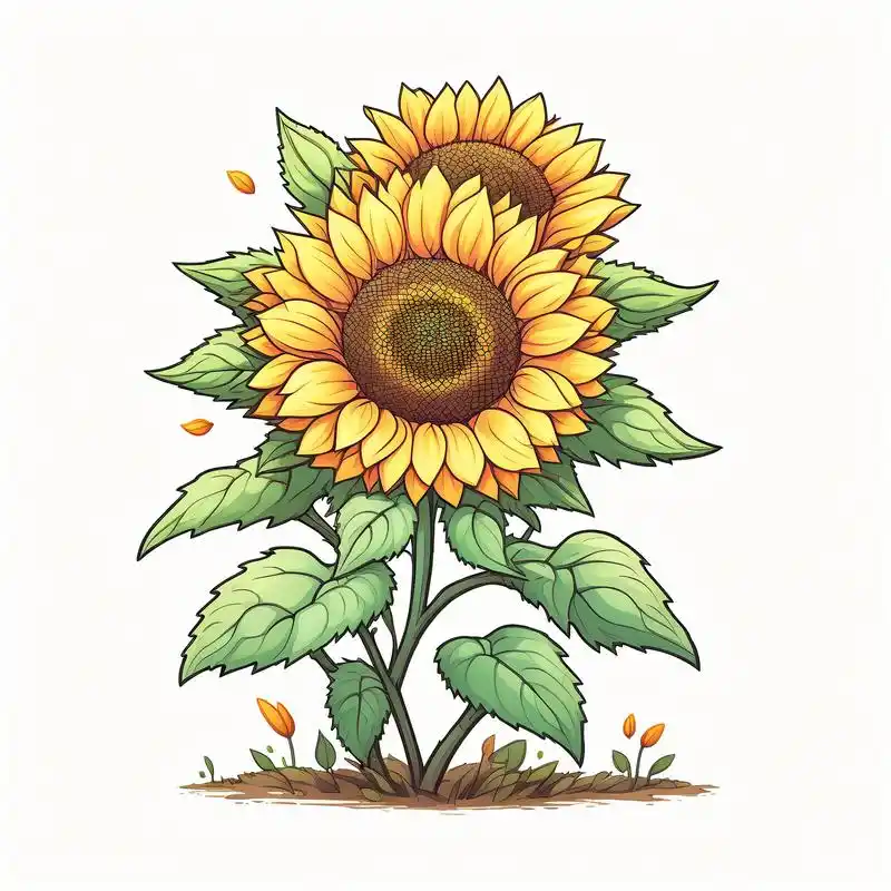 卡通向日葵头像🌻