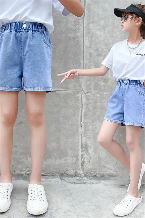 strong>女童 /strong>短裤夏装9岁女孩外穿宽松7薄款夏裤子8小学生