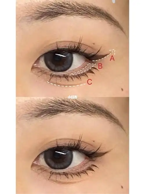 新手三步画眼睑下至氛围感眼妆修饰眼型