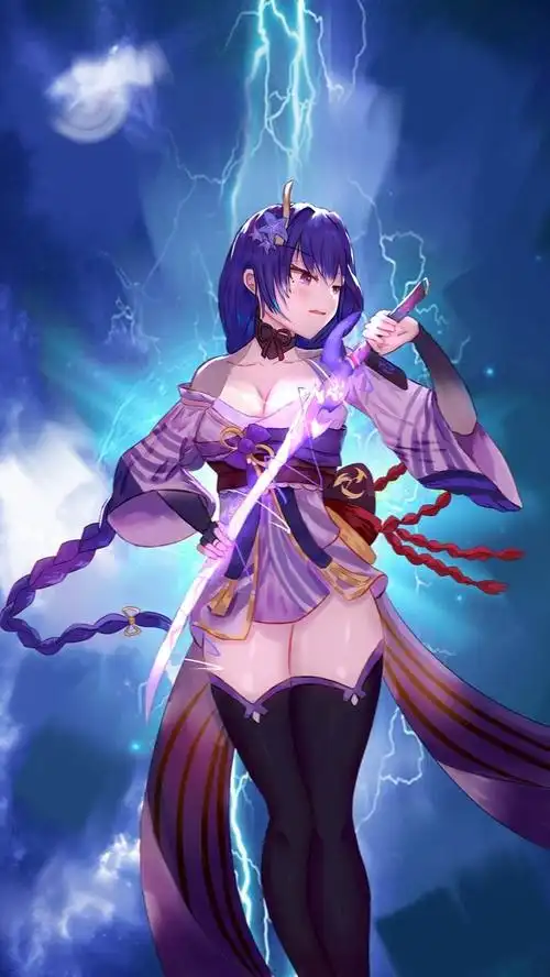 巴士游戏网为大家带来的原神八重神子和雷电将军去衣图片的全部相关