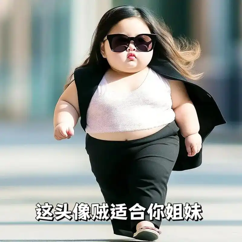 不怕你胖就怕你不懂时尚,小胖妞头像来了#胖妞 #姐妹头像 # - 抖音