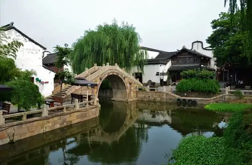 烟雨江南,水乡人家