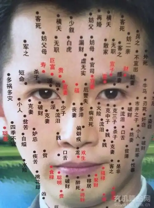 痣的位置与命运图详解不同痣相反映不同性格命运