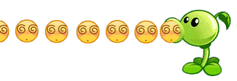 超火的豌豆射手吐小黄脸表情包魔性又好玩