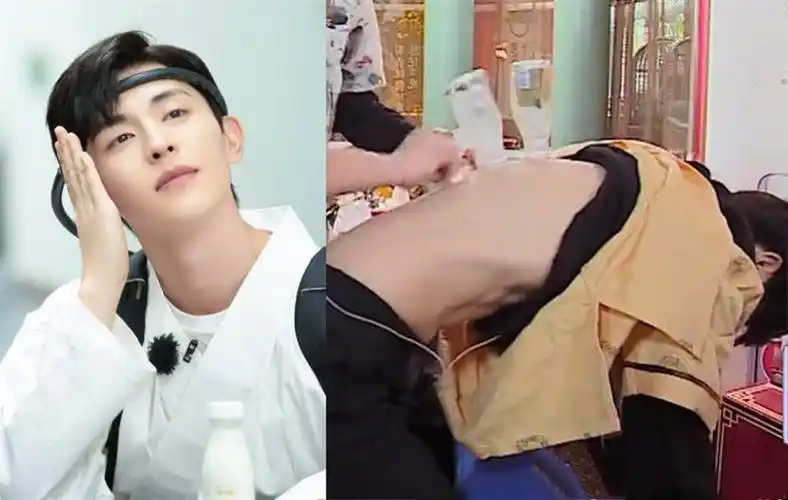 朱正廷从小喜欢跳舞,所以对于他来说拥有腹肌,那就是再平常不过的事情