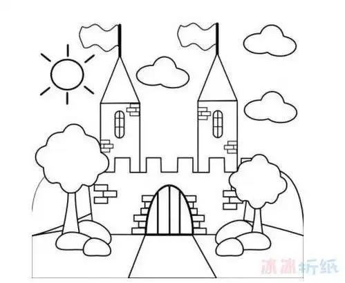 城堡怎么画简单又漂亮(城堡怎么画简单又漂亮三年级)_竞价网