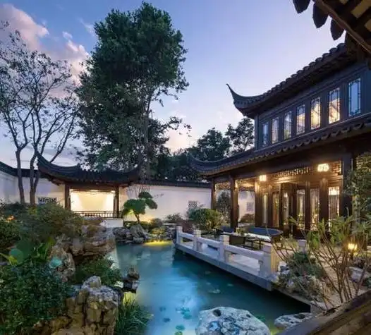 杭州豪宅中式园林(杭州中式庭院别墅有哪些)杭州豪宅中式园林