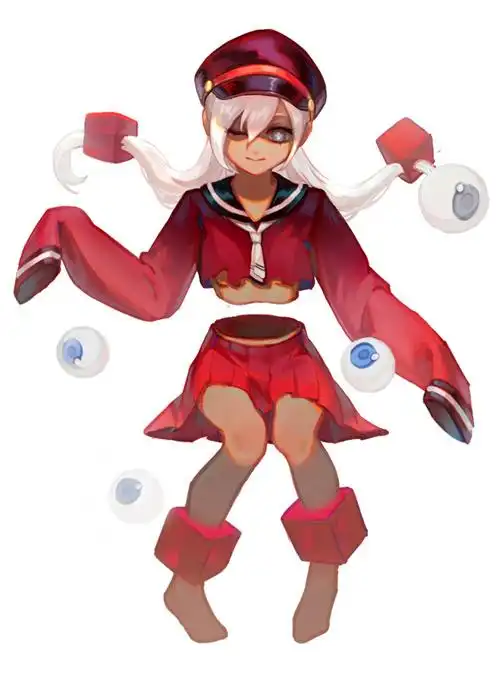 史莱姆拟人三连练习|插画|插画习作|杠铃酱 - 原创作品 - 站酷 (zcool