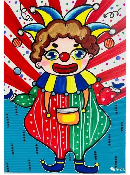 少儿画画图片大全,少儿绘画简单易学儿童画(28张~创意美术儿童范画,很