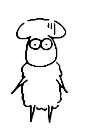 易烊千玺一只羊简笔画