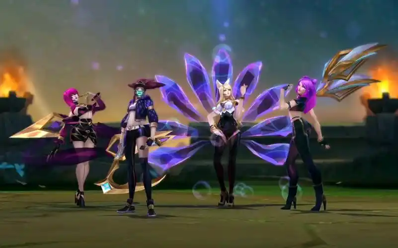 【英雄联盟】kda女团皮肤技能展示高清mv_哔哩哔哩 (゜-゜)つロ 干杯