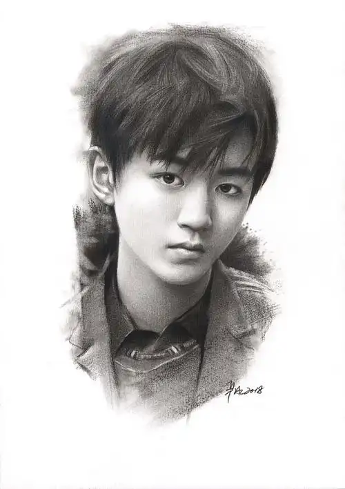 严冰《明星素描合辑》|纯艺术|绘画|二水art_原创作品-站酷zcool