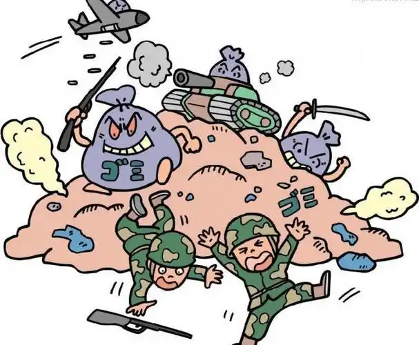 儿童战争简笔画 儿童战争简笔画图片