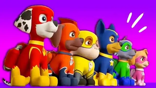 汪汪队立大功:狗狗巡逻队简笔画填色 儿童惊喜蛋玩具故事