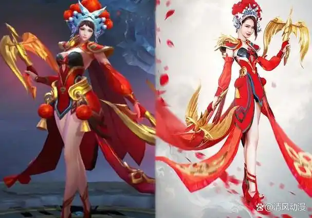 戚薇4次cos王者荣耀,虞姬造型大秀美腿,花木兰白色高马尾太帅了